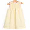 Charlotte Dress, Yellow Seersucker