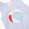 Beach Ball Applique Jon Jon, Blue