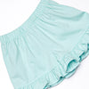 Sea Grass Seahorses Smocked Short Set, Mint