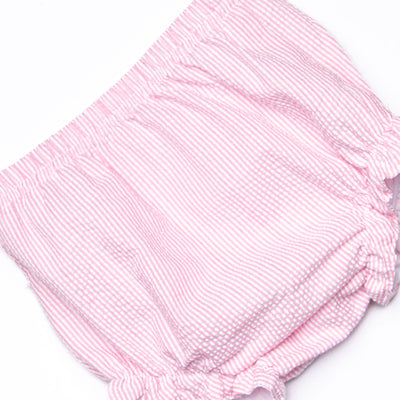 Garden Chick Applique Diaper Set, Pink