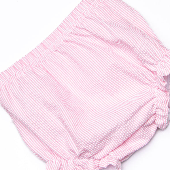 Garden Chick Applique Diaper Set, Pink