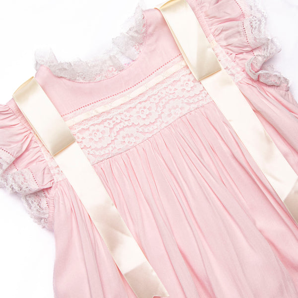 Iris Heirloom Dress, Pink