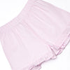 Crab Walk Cutie Embroidered Short Set, Pink Seersucker
