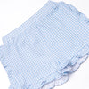 Penelope Petals Ruffle Short Set, Blue