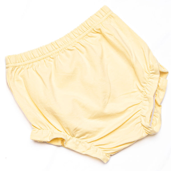 Elizabeth Long Sleeve Diaper Set, Yellow and Light Pink Stripe