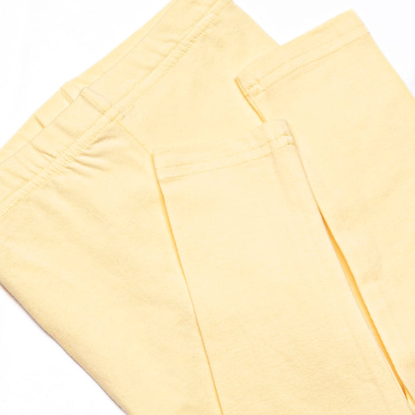 Grace Long Sleeve Pocket Legging Set, Yellow and Light Pink Stripe