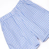 Corgi on the Coast Applique Short Set, Blue