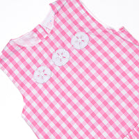Washed Ashore Applique Short Set, Pink