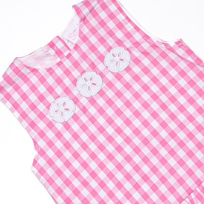 Washed Ashore Applique Short Set, Pink