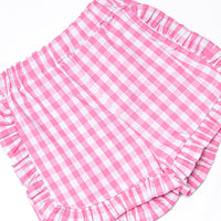 Washed Ashore Applique Short Set, Pink