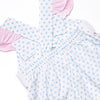 Seahorse Somersaults Smocked Ruffle Short Set, Pink