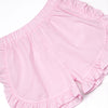 Corgi on the Coast Ruffle Short Set, Pink