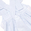 Palmetto Paradise Smocked Diaper Set, Blue