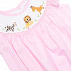 Wild Ones Smocked Bubble, Pink
