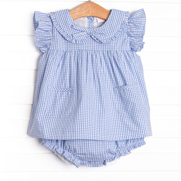 Countryside Coast Diaper Set, Blue