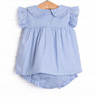 Countryside Coast Diaper Set, Blue