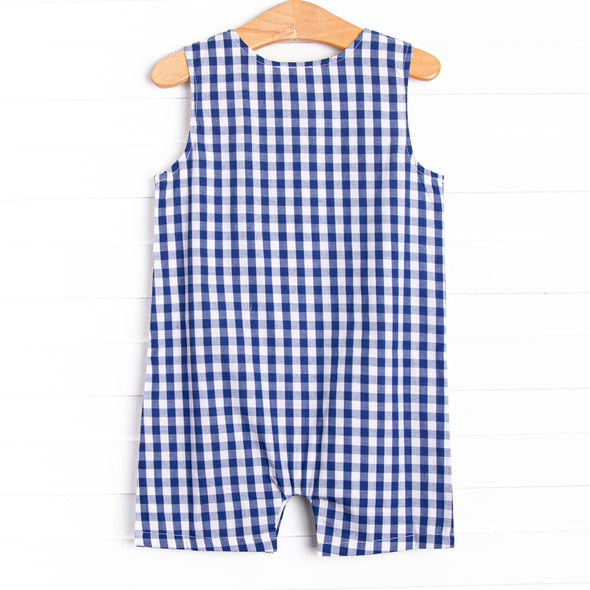 Reel 'Em In Applique Jon Jon, Navy