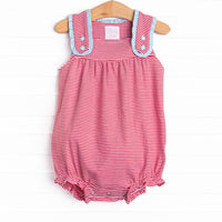Julie Bubble, Light Blue and Red Stripe