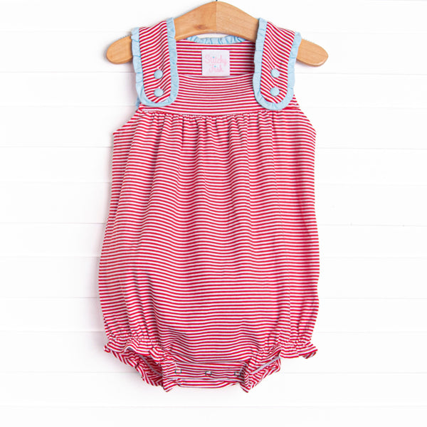 Julie Bubble, Light Blue and Red Stripe