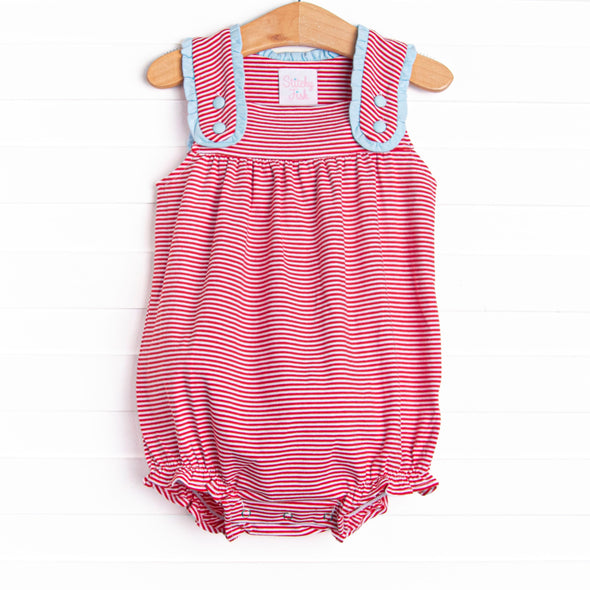 Julie Bubble, Light Blue and Red Stripe