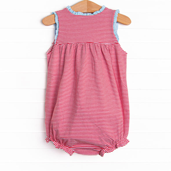 Julie Bubble, Light Blue and Red Stripe