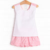 White Sands Cross Back Short Set, Pink