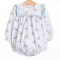 Pondside Picnic Ruffle Bubble, Blue