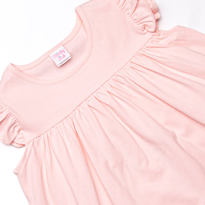 Marsh Meadows Ruffle Short Set, Pink