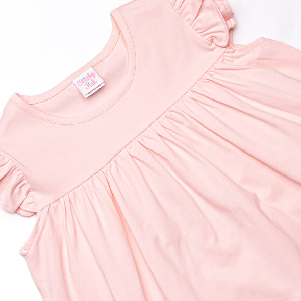 Marsh Meadows Ruffle Short Set, Pink