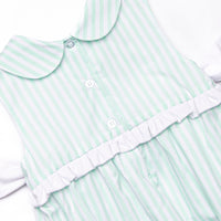 Pastel Pinstripe Bubble, Green