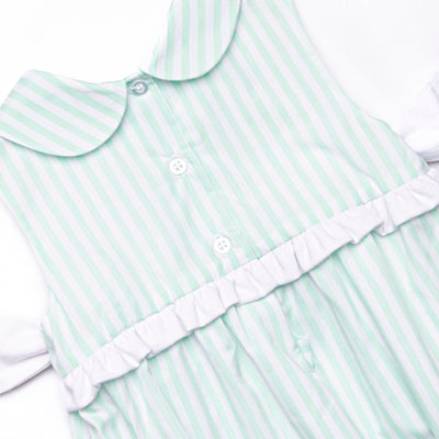 Pastel Pinstripe Bubble, Green