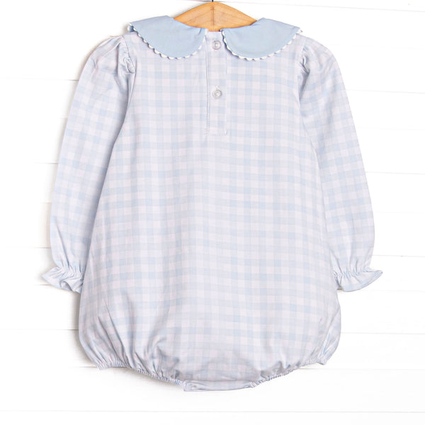 Pondside Picnic Bubble, Blue Gingham