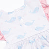 Nellie Narwhal Side Tie Dress, Blue