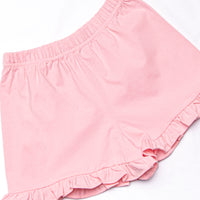 Birthday Party Ruffle Short Set, Pink