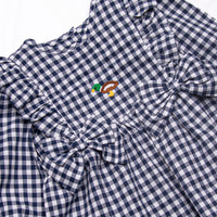 Waddle and Wade French Knot Embroidered Legging Set, Navy