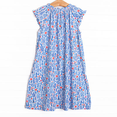 Freedom Fields Bamboo Night Gown, Blue