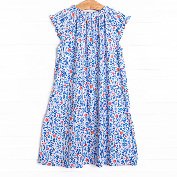 Freedom Fields Bamboo Night Gown, Blue