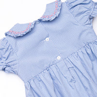 Birthday Party Smocked Bubble, Blue