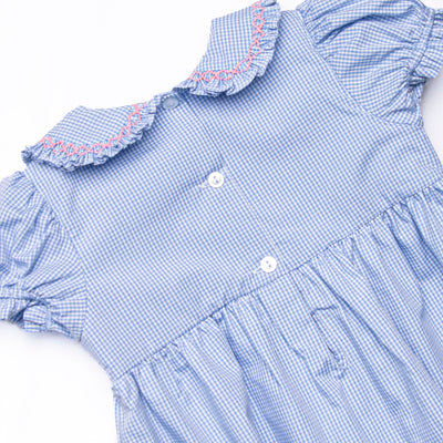 Birthday Party Smocked Bubble, Blue