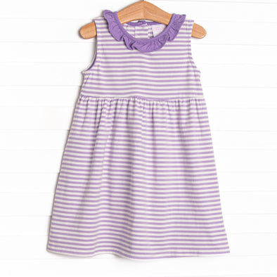 fitted lace wedding dress Hannah Dress, Purple Stripe – Stitchy Fish