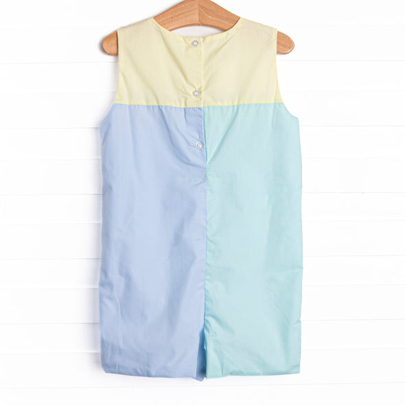 Classic Color Block Jon Jon, Blue
