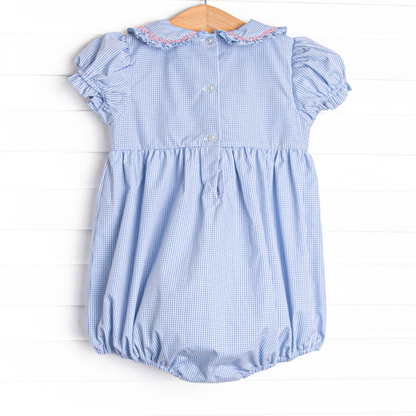 Birthday Party Smocked Bubble, Blue