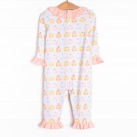 Pastel Pickins Ruffle Romper, Pink