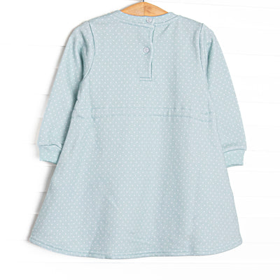 Polka Dot Play Dress, Green