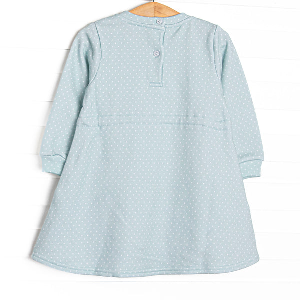 Polka Dot Play Dress, Green