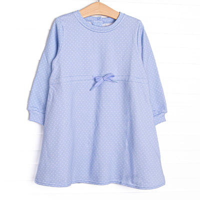 Polka Dot Play Dress, Blue