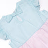 Coral Reef Color Block Short Set, Blue