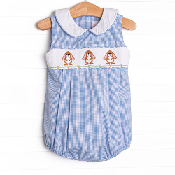 Long-eared Lops Smocked Bubble, Blue