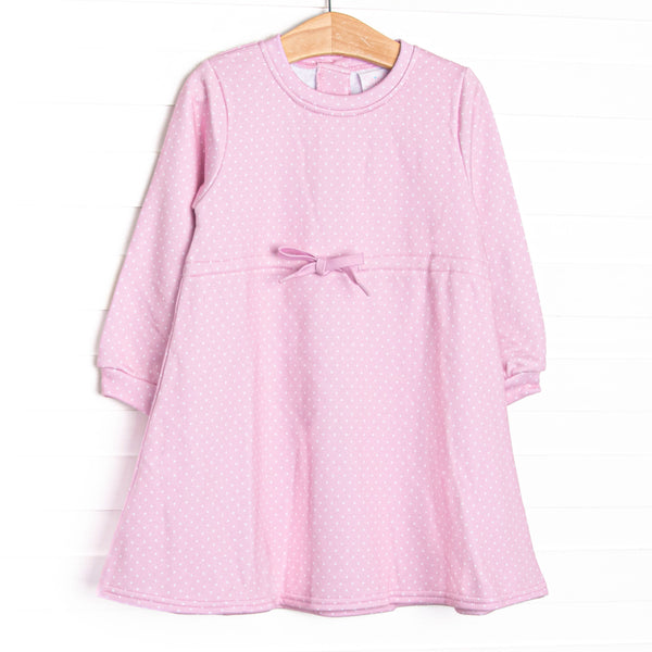 Polka Dot Play Dress, Pink