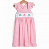 Pearl of the Sea Smocked Dress, Pink